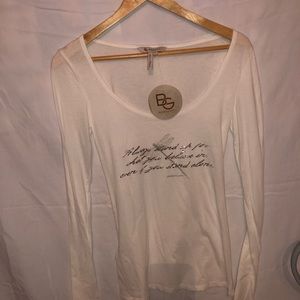BCBG Chandie top jersey